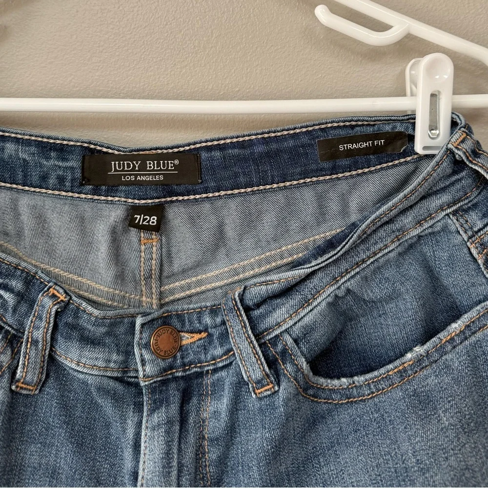 Judy Blue High Waist Straight Denim Jeans